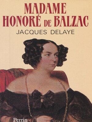 cover image of Madame Honoré de Balzac